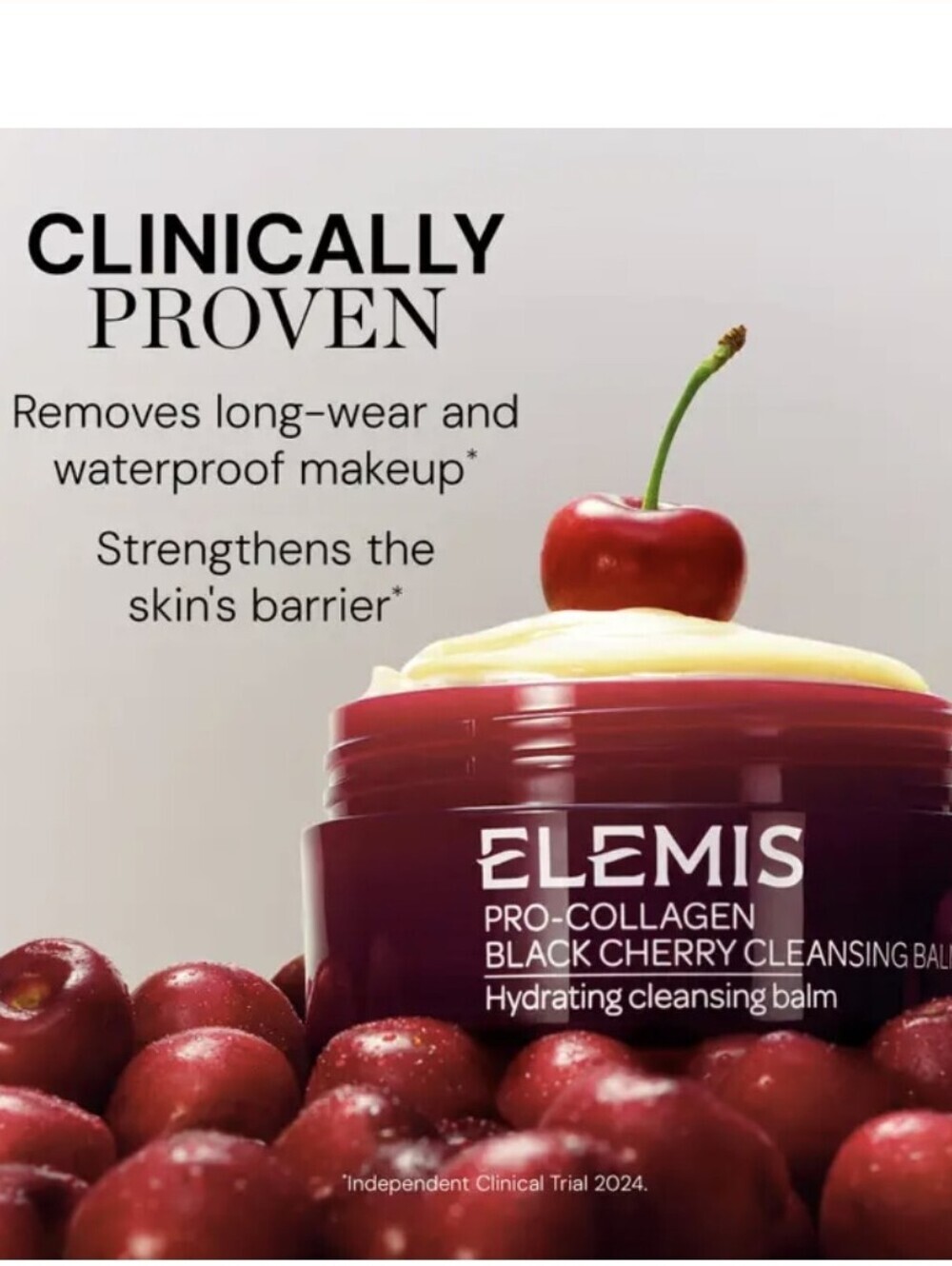 ELEMIS Pro-Collagen Black Cherry Cleansing Balm, 20g (Travel Size), NWOB - Picture 3 of 10